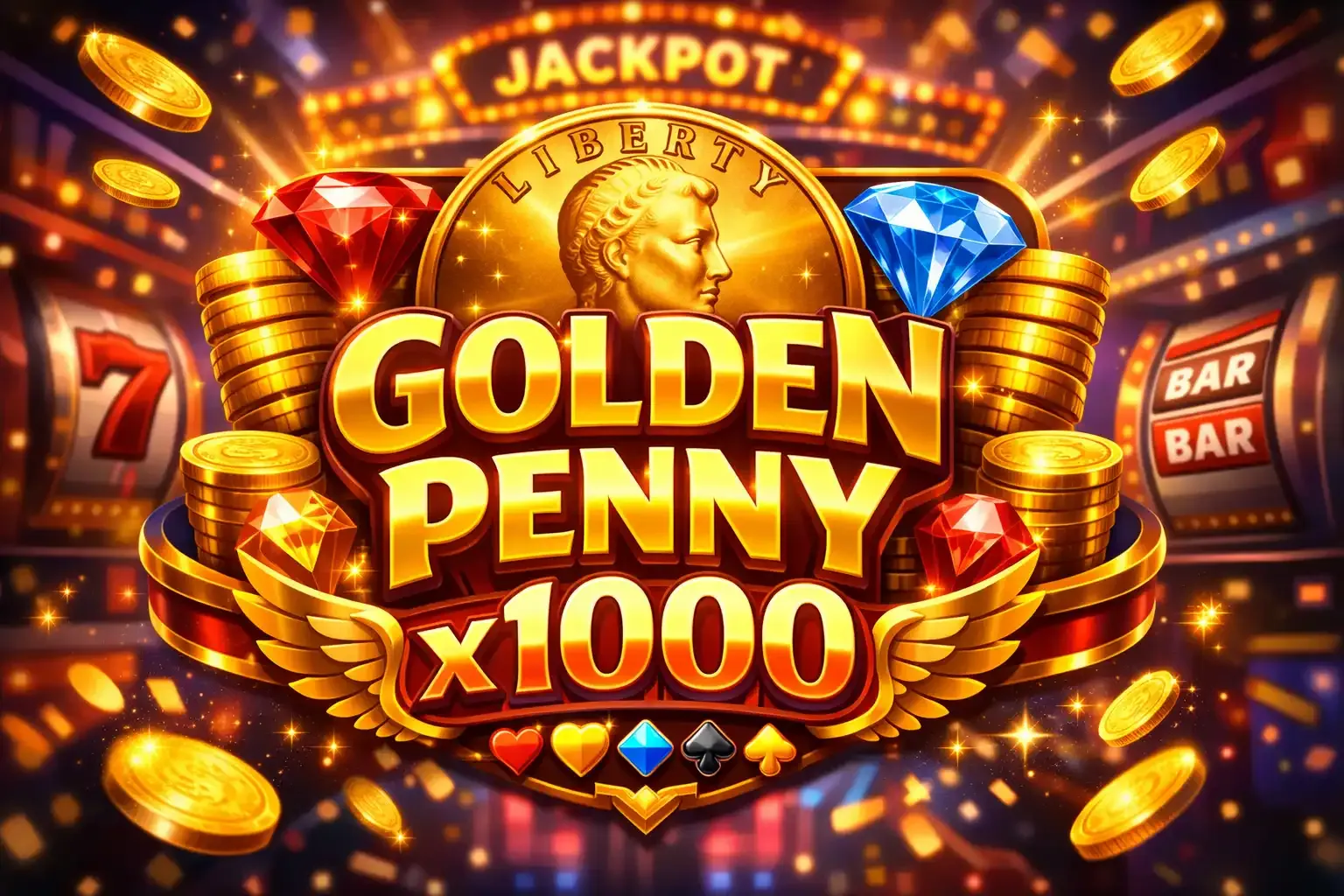 Golden Penny x1000 үшін 30 фриспин