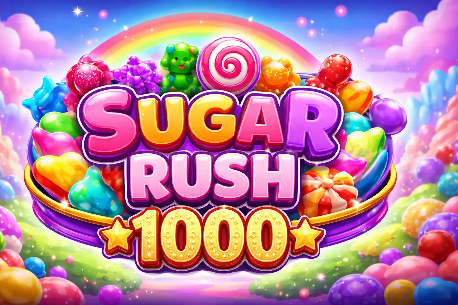 Sugar Rush 1000 үшін 60 фриспин