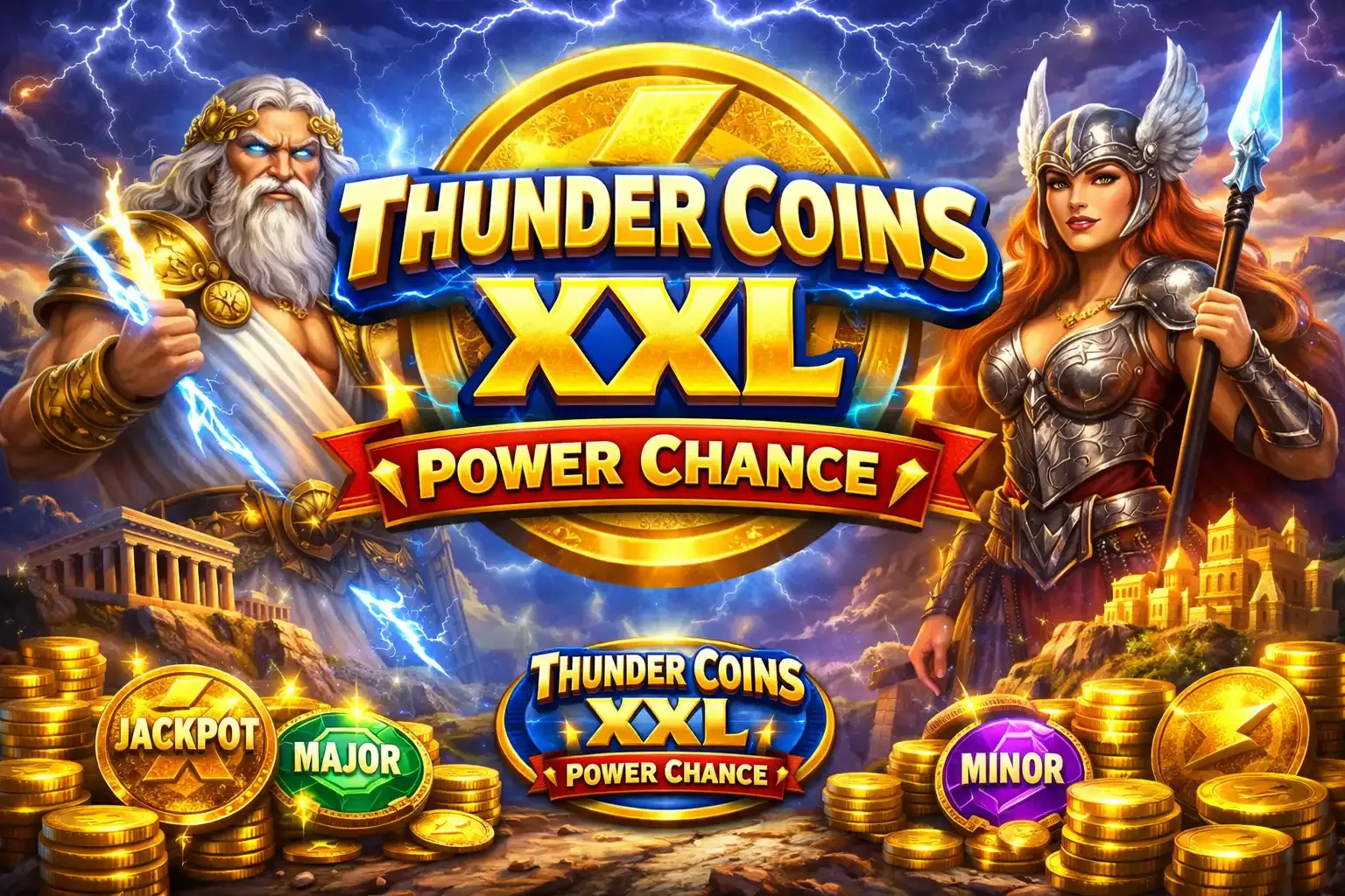 Thunder Coins XXL үшін 50 фриспин